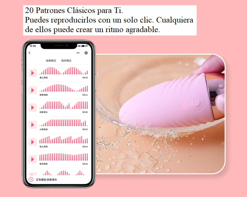 Huevo Vibrador App Bluetooth Consolador