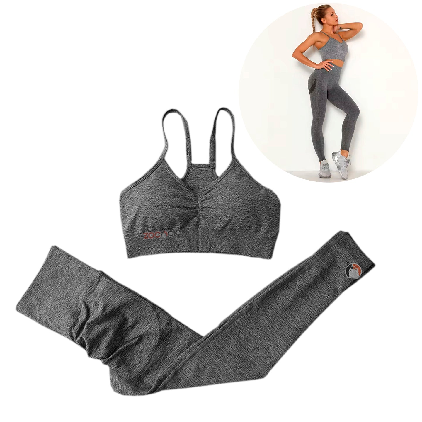 Conjunto Deportivo 2pcs Largo Para Gym