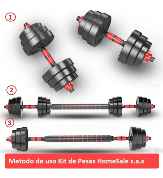 Kit de mancuernas de 20 Kg partner