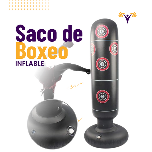 Saco De Boxeo Inflable Vertical